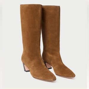 new Loeffler Randall Cleo Cacao Suede Mid−Calf Boot
